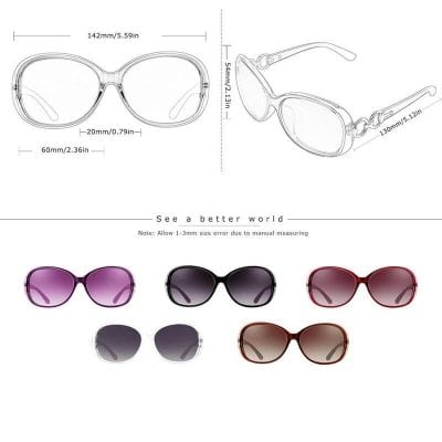 Stylish sunglasses for women and men with UV protection and sunblock.