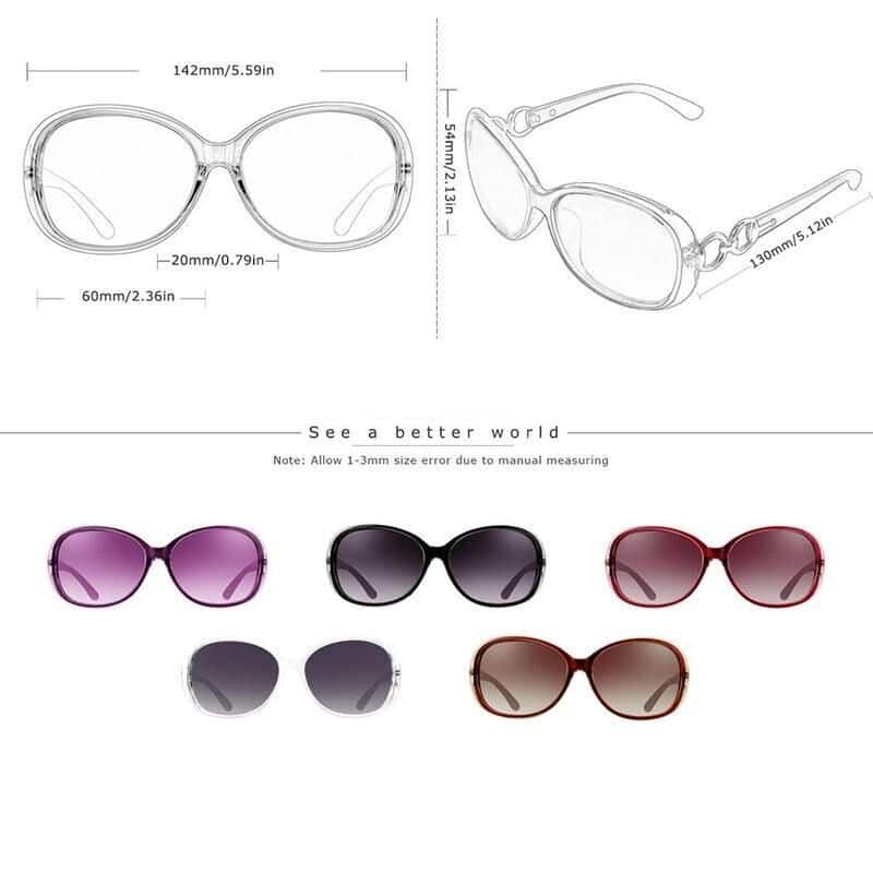 Stylish sunglasses for women and men with UV protection and sunblock.