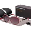 Stylish pink sunglasses with UV protection, ideal for fashion and sun safety. Includes a protective case and packaging for travel and gift-giving. High-quality optics and trendy design.