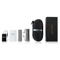 High-quality BARCUR polarized sunglasses kit with protective case, cleaning cloth, and accessories, ideal for eye health and fashion.