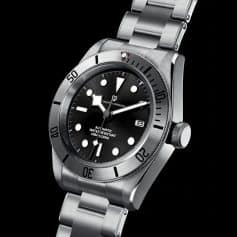 High-quality men's stainless steel dive watch with black dial, luminous hands, and water resistance up to 100 meters, ideal for underwater activities and everyday wear.