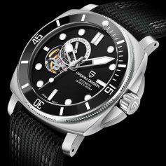 High-quality luxury dive watch with automatic movement, 200m water resistance, and stylish black dial. Perfect for professional divers and watch enthusiasts.