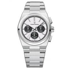 Luxury Pagani Design men's stainless steel chronograph wristwatch, sleek silver-tone metal band and classic dial design.