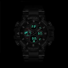 High-quality digital watch with illuminated display, multiple functions, water resistance, and modern design, perfect for fashion-forward individuals looking for functional accessories.