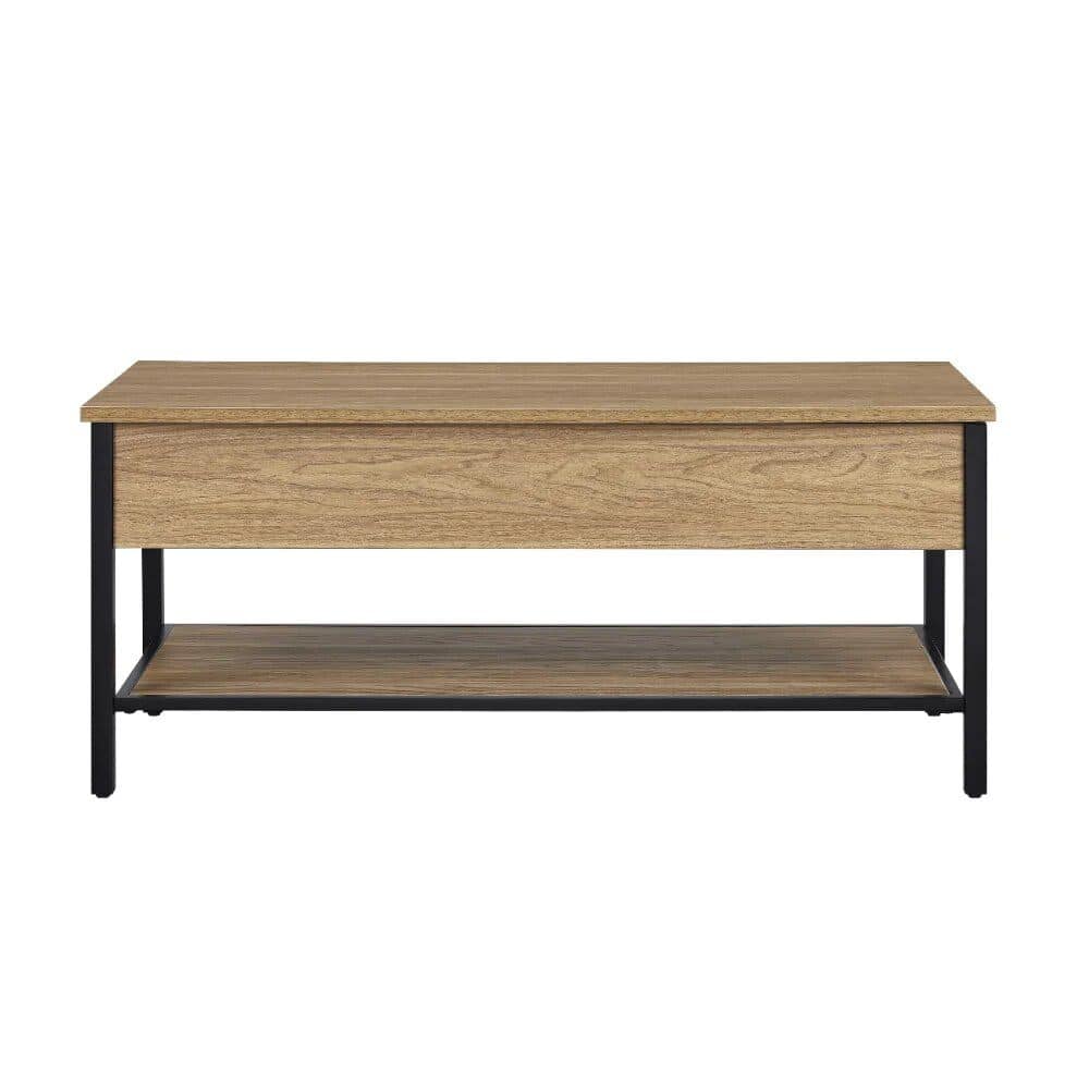 High-quality wooden console table with sleek black metal legs, ideal for living rooms, entryways, and offices. Durable, stylish, and versatile furniture for home decor.