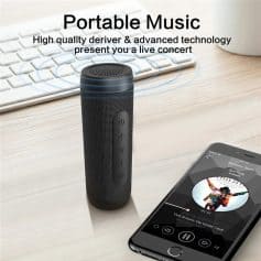 Compact wireless Bluetooth speaker for high-quality sound. Perfect for travel, outdoor use, and parties with advanced technology and durable design. Enjoy music anywhere.