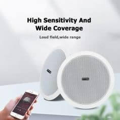 Wireless Bluetooth speakers with high sensitivity, wide coverage, loud sound, and broad frequency range for enhanced audio experience. Ideal for home or outdoor use.