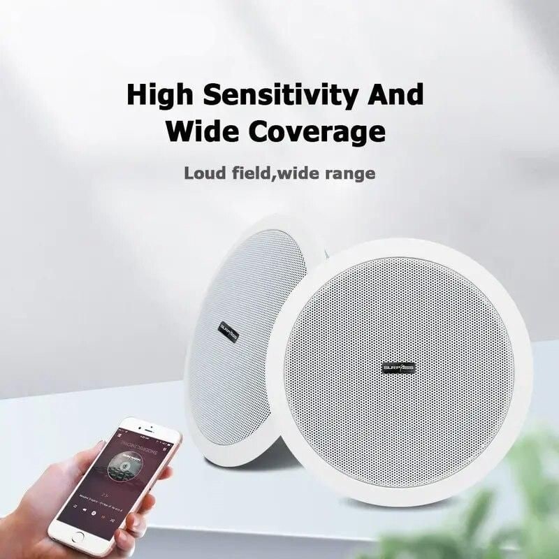 Wireless Bluetooth speakers with high sensitivity, wide coverage, loud sound, and broad frequency range for enhanced audio experience. Ideal for home or outdoor use.