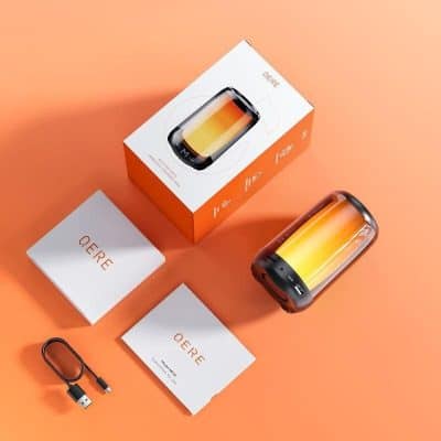 Compact LED therapy device for skin rejuvenation, glow enhancement, and anti-aging treatment. Perfect for at-home cosmetic skincare routines, easy to use, with USB charging.