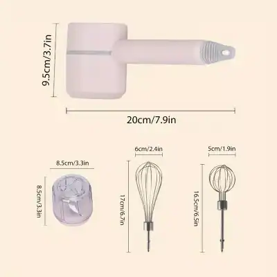 Lightweight, durable medical mixing tool with multiple attachments for optimal performance. Easily mix, whip, and stir in various medical applications. Compact design for precision and convenience.