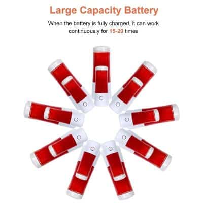 Rechargeable medical battery for continuous use, delivers 15-20 cycles, ideal for optometry devices and portable vision care. Reliable power supply for enhanced optical treatments.