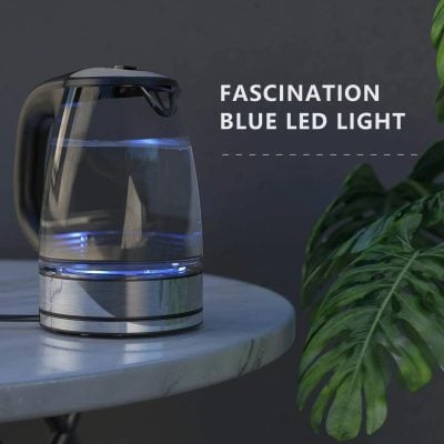 A stylish water dispenser featuring mesmerizing blue LED lighting, perfect for healthy hydration at home or office. Modern design, BPA-free, and easy to use.