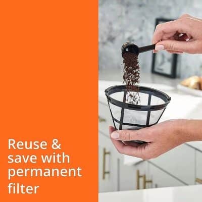 Eco friendly reusable coffee filter for sustainable brewing, durable and easy to clean, perfect for saving money and reducing waste in your daily coffee routine.