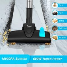 2. Portable vacuum cleaner with powerful suction, ideal for cleaning dust, hair, scraps, pet food, and nutshells. Compact and efficient for home and office cleaning needs.