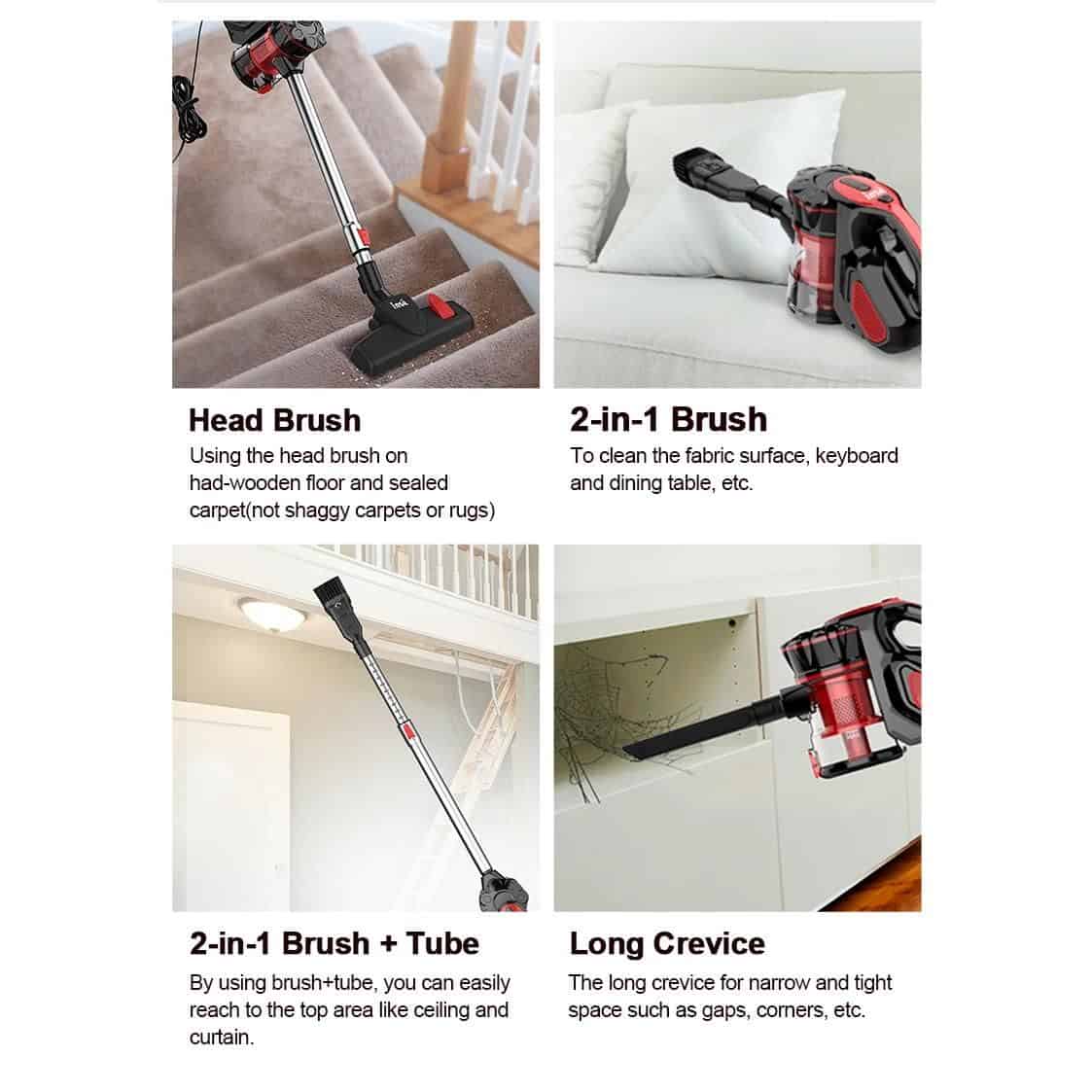 Powerful cordless vacuum cleaner for upholstery, carpet, and hard-to-reach spaces.