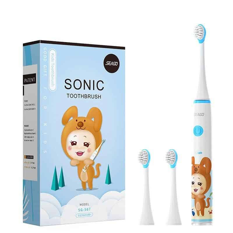 Highly effective Sonic toothbrush for kids, featuring adorable animal design, gentle cleaning, and advanced dental care. Suitable for children's oral hygiene needs.