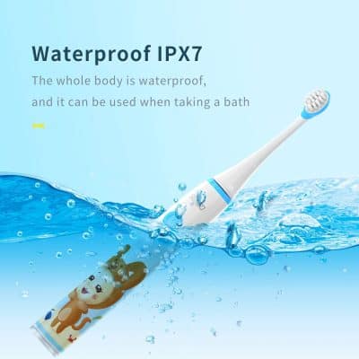 Precisely designed waterproof electric toothbrush suitable for daily oral hygiene and couples' oral care, featuring IPX7 water resistance for safe use during baths or showers.