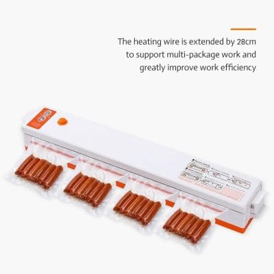 Efficient heat sealer for packaging, extended wire support for multi-package work, ideal for medical and cosmetic applications at Monalisa Store.
