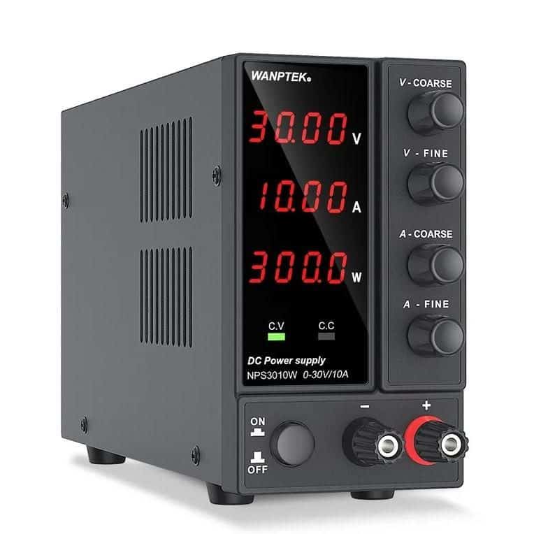 Highly efficient DC power supply for medical and optical equipment, offering precise voltage, current, and wattage controls for optimal performance.