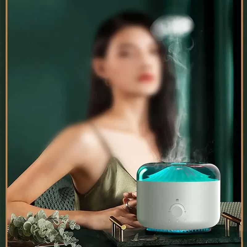 High-quality humidifier for skincare & health, ceramic design with adjustable mist, perfect for beauty routines, home use, and wellness.