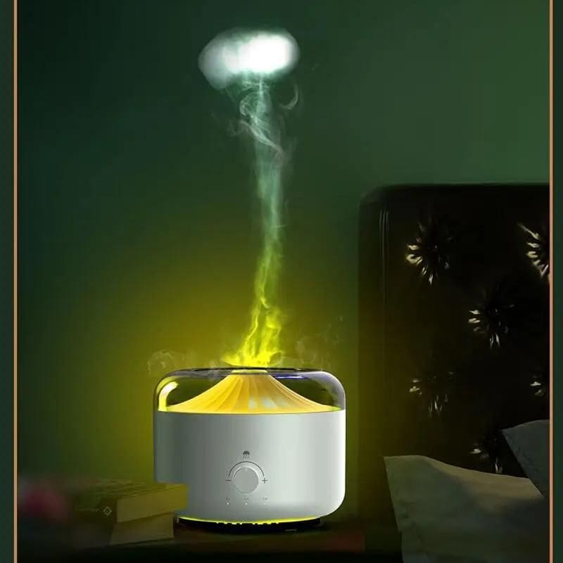 High-quality ultrasonic humidifier with essential oil diffuser for improved air quality and relaxation. Compact design perfect for bedrooms or offices, enhancing comfort and ambiance.
