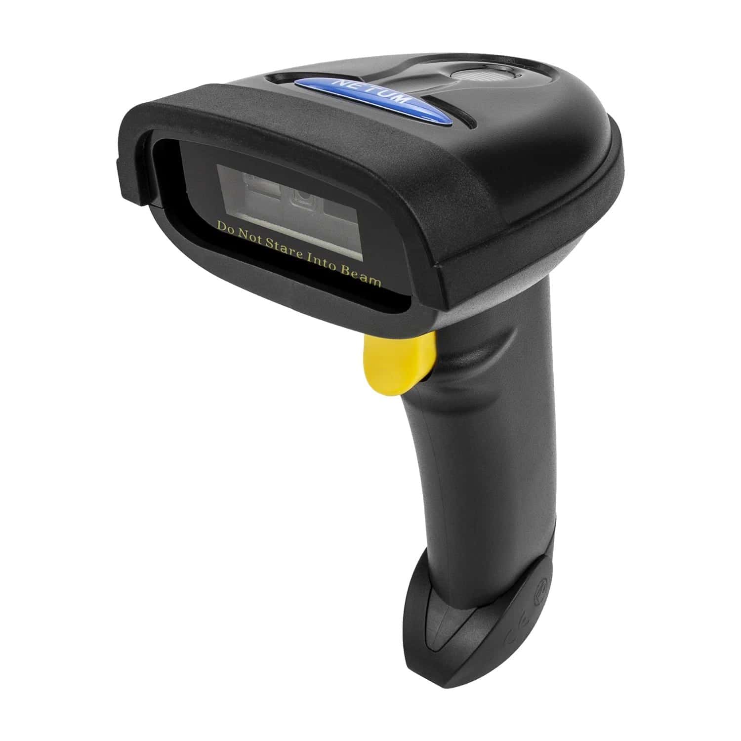 Handheld barcode scanner for retail and inventory management.