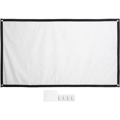 Large white photography backdrop with metal grommets for studio and portrait shooting. Perfect for professional photo sessions, personalized portraits, and commercial photography.