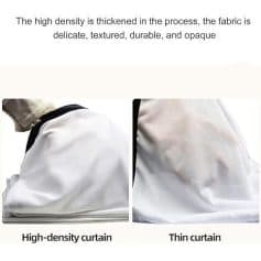 Optical medical curtains with high-density, durable, and opaque fabric for enhanced privacy and protection in healthcare settings at Monalisa Store.