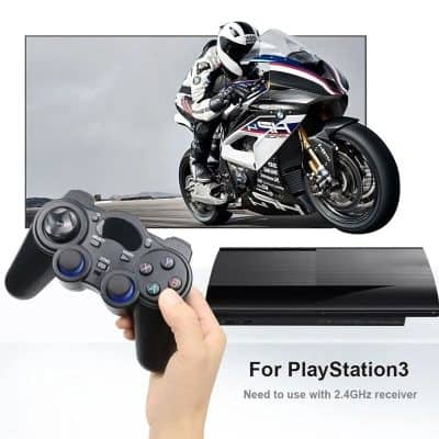 High-quality gaming console compatible with PlayStation 3 and motion helmet for immersive racing experience. Perfect for motorcycle racing fans and gaming enthusiasts.