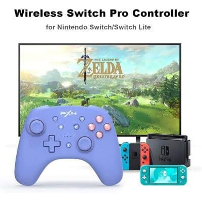 Wireless Nintendo Switch Pro Controller for gaming enthusiasts. Compatible with Nintendo Switch and Switch Lite, offering seamless gameplay and ergonomic design for an enhanced gaming experience.