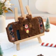 Bright, fun switch cover featuring a plush teddy bear design, ideal for children's rooms to add a playful touch while protecting switches. Perfect for enhancing room decor with charm and safety.