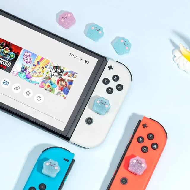 Cute sticker decals for Nintendo Switch controllers.