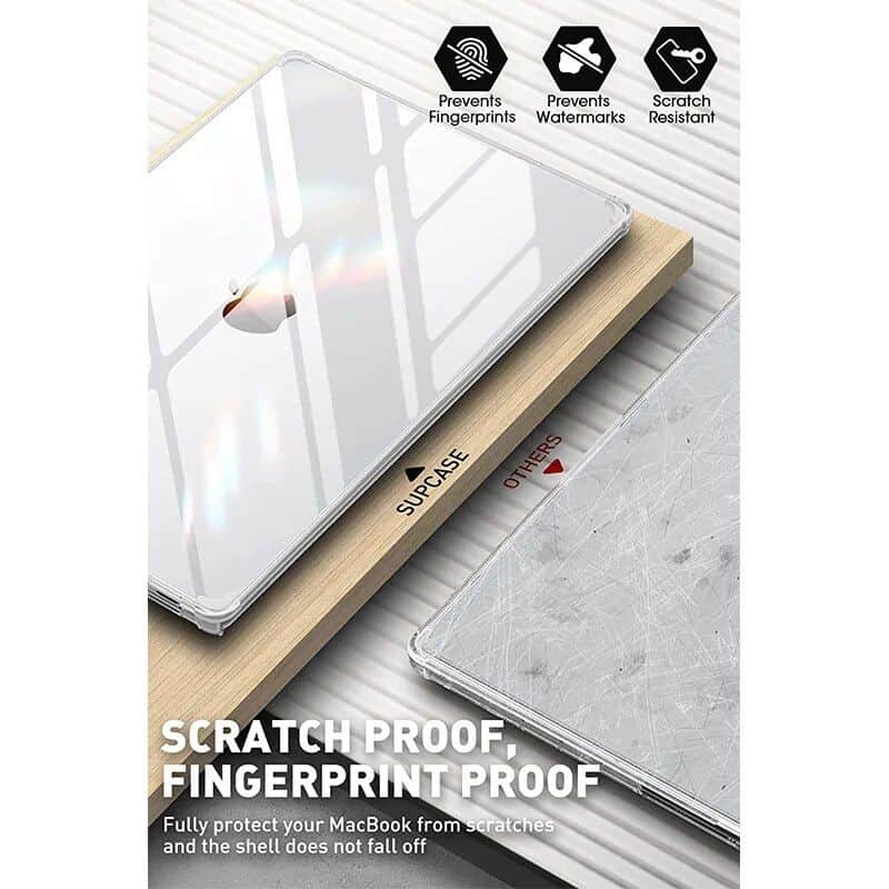 Scratch-proof, fingerprint-proof laptop cover for MacBook, preventing scratches, fingerprints, and damage while maintaining sleek design. Perfect for durable, stylish device protection.