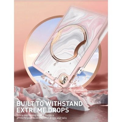 Durable phone case with extra cushioning for drop protection, designed for extreme drops and falls. Perfect for safeguarding your device in everyday use.