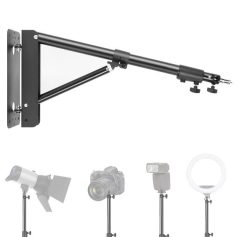 High-quality adjustable camera and lighting boom for professional photography and videography, perfect for studio and outdoor use.