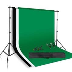 High-quality green screen backdrop for photography and video productions, compatible with Monalisa Medical store accessories, perfect for professional studio photography.