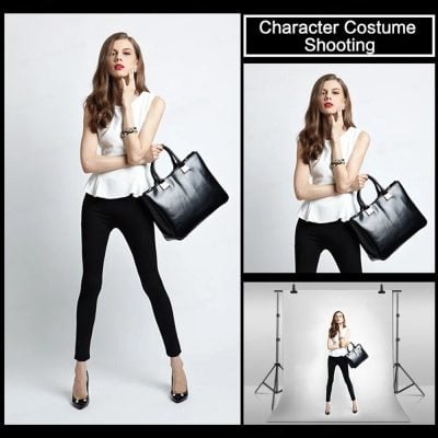 Fashion photoshoot of a stylish woman with handbag for modeling and fashion campaigns.