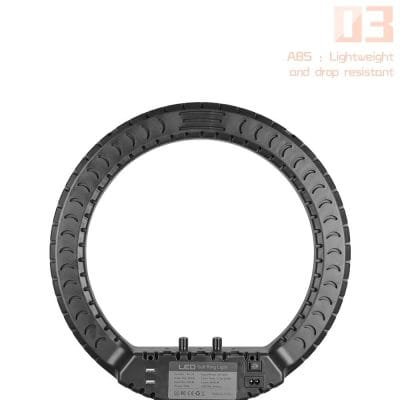 High-quality LED ring light for professional photography and videography. Adjustable brightness, durable construction, ideal for makeup, beauty, and studio shoots. Fits all camera types.