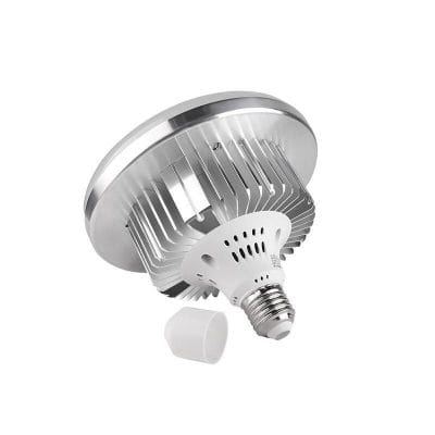 Energy-efficient LED bulb with advanced heat sink technology, ideal for professional ophthalmic lighting, ensuring bright, consistent light for optometry and optical use.