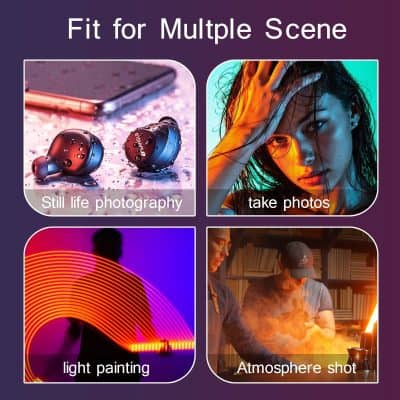 Wireless earbuds suitable for photography and lifestyle activities, featuring waterproof design for capturing clear sound in various environments.