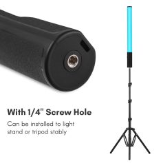 Bright LED Light Stick on Tripod Stand for Professional Photography and Video Shootings.