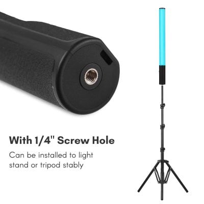 Bright LED Light Stick on Tripod Stand for Professional Photography and Video Shootings.