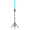 Bright blue LED light stick on adjustable tripod stand for medical, beauty, and skincare treatment applications. Portable, easy to set up, ideal for clinics and salons.