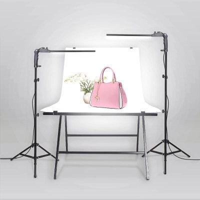 High-quality professional product photography setup with studio lighting for opt products. Perfect for capturing detailed images of eyewear, accessories, and fashion items.