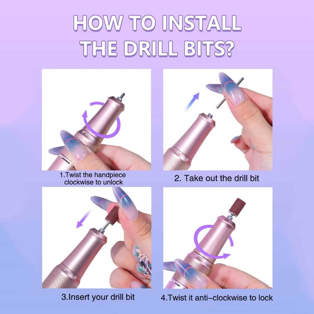 High-quality tutorial on how to properly install drill bits in eyewear tools for precise lens and frame adjustments. Step-by-step instructions for safe and effective use.