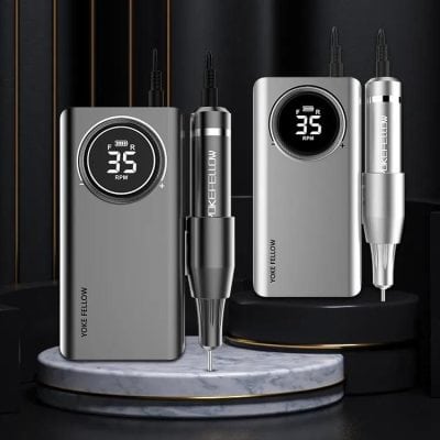 A modern meso pen device with digital display for skin rejuvenation, anti-aging, and minimally invasive facial treatments at Monalisa Store.