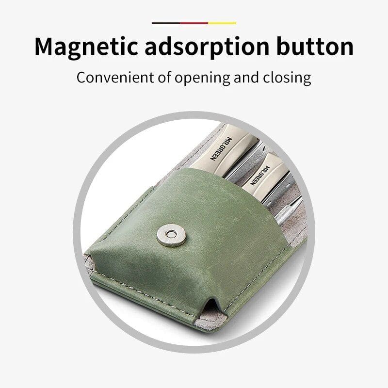 Magnetic adsorption button for optical products, easy to open and close, providing convenience for glasses and lens storage.