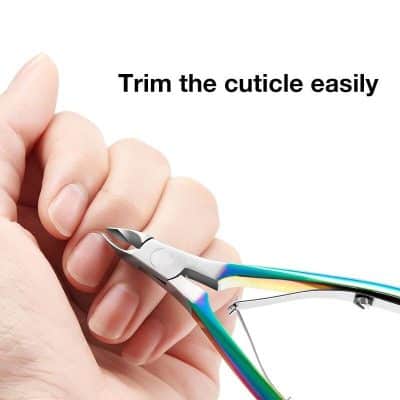 Precision cuticle nippers for safe, easy trimming of eyelash extensions or eyelids, ideal for lash artists and opticians. Ergonomic design ensures clean, precise cuts for perfect eye care.