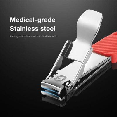 High-quality medical-grade stainless steel nail clipper for precise, durable grooming. Easy to wash, anti-rust, and long-lasting for professional or personal use.