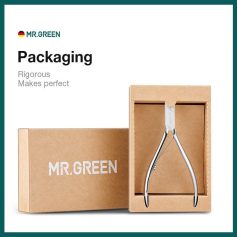 Stainless steel eyelash extension tool in eco-friendly packaging, ideal for professional use. Compact, durable, and perfect for precise eyelash application.